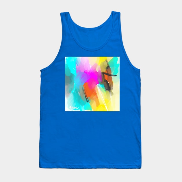 Summer hues Tank Top by sukhpalgrewal